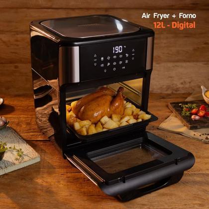 Fritadeira Air Fryer Forno Oven Digital 25L Mondial: Praticidade E Versatilidade Na Cozinha