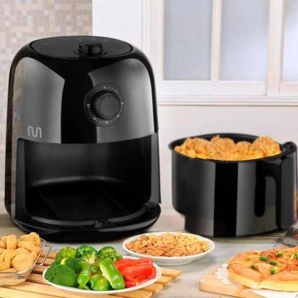 Imagem de Fritadeira Elétrica Air Fryer Multilaser GO215 3,5L Preta - 110V