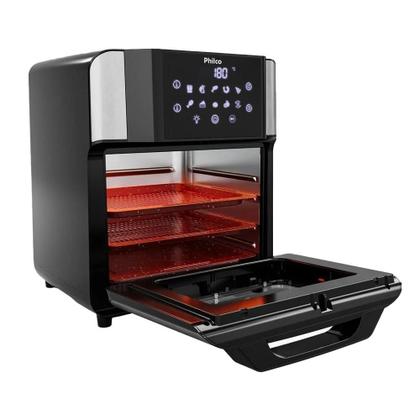 Imagem de Fritadeira Elétrica Air Fryer Philco PAF15A Preta/Inox 220V