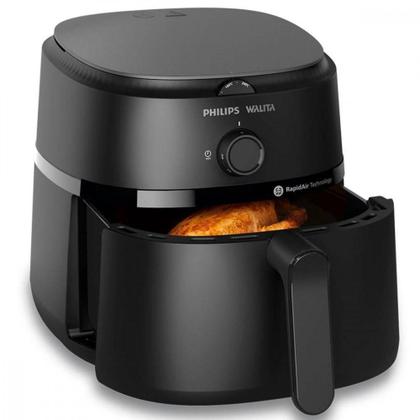 Imagem de Fritadeira Elétrica Air Fryer Philips Walita 1000 Xl 6,2 Litros Preto 110V