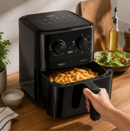 Imagem de Fritadeira Elétrica Air Fryer Quad Fry 4,2L 1400W 110V Elgin