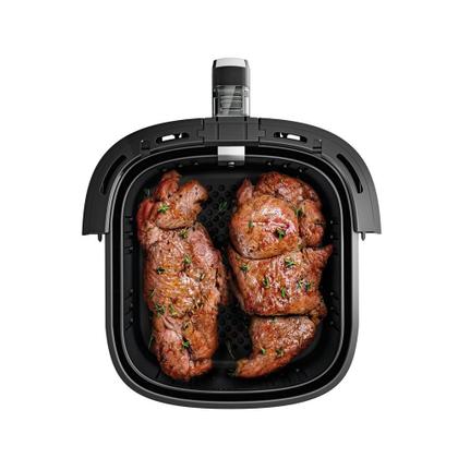 Imagem de Fritadeira Elétrica Air Fryer Sem Óleo 5L Dako com Painel Digital 1700W Preto/Inox 127V