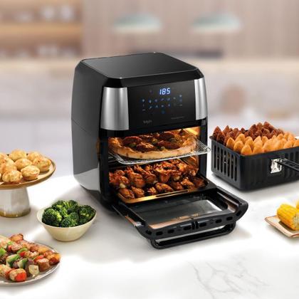 Imagem de Fritadeira Eletrica Airfryer Elgin Oven Fry 12 Litros 1800W Preto