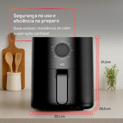 Imagem de Fritadeira Elétrica AirFryer HQ 2,8 litros Preta HQ-AF2.8LMG