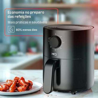 Imagem de Fritadeira Elétrica AirFryer HQ 2,8 litros Preta HQ-AF2.8LMG