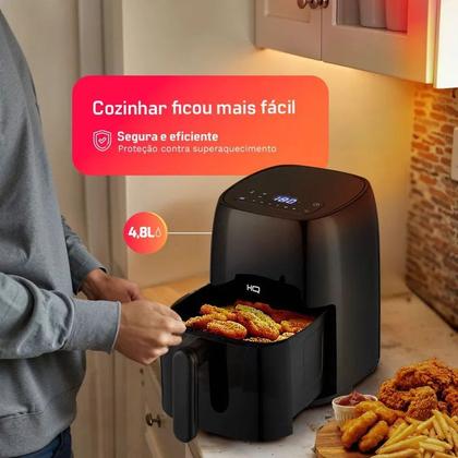 Imagem de Fritadeira Elétrica Digital HQ 4,8L 127V  Preto