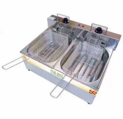 Imagem de Fritadeira Elétrica Industrial 10 Litros Óleo  Ital Inox
