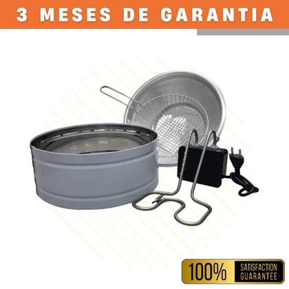 Imagem de Fritadeira Elétrica Industrial Tacho 5L coxinha pastel batata frango