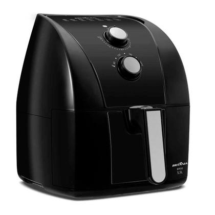 Imagem de Fritadeira Elétrica Sem Óleo Air Fryer Britânia 5.5L 1500W BFR50 Redstone com Inox