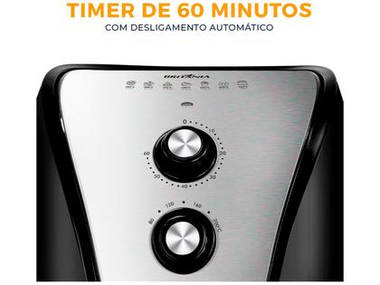 Imagem de Fritadeira Elétrica sem Óleo/Air Fryer Britânia BFR40PI Preto 4,35L com Timer