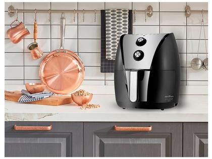 Imagem de Fritadeira Elétrica sem Óleo/Air Fryer Britânia BFR40PI Preto 4,35L com Timer