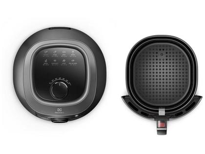 Fritadeira Elétrica sem Óleo/Air Fryer Electrolux - Family Efficient EAF50 Grafite 5L com Timer Imagem de Fritadeira Elétrica sem Óleo/Air Fryer Electrolux - Family Efficient EAF50 Grafite 5L com Timer