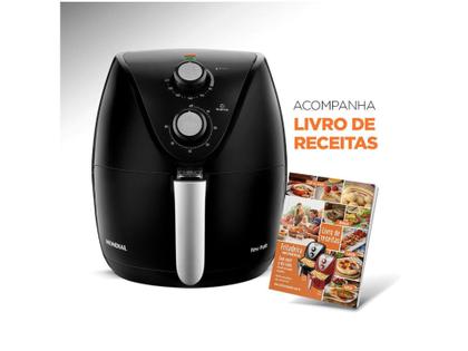 Imagem de Fritadeira Elétrica sem Óleo/Air Fryer Mondial - New Pratic AF-31 Preta 3,5L com Timer