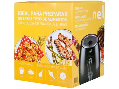 Imagem de Fritadeira Elétrica sem Óleo/Air Fryer Nell Smart Preta 2,4L com Timer