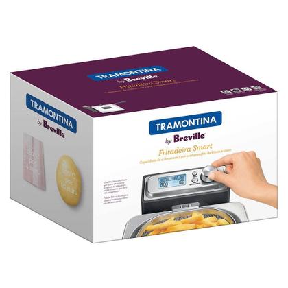 Imagem de Fritadeira Elétrica Tramontina by Breville Smart em Aço Inox 7 Funções 4 L 220V 69160012