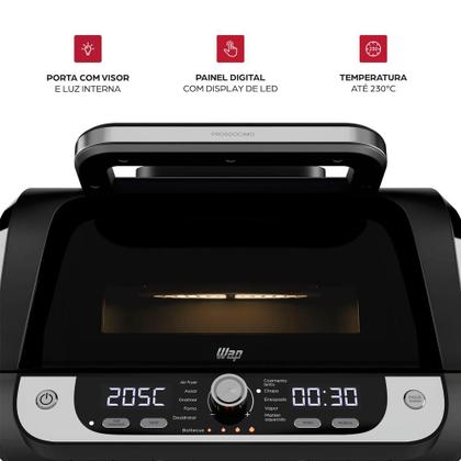 Imagem de Fritadeira Elétrica WAP Air Fryer Barbecue Digital