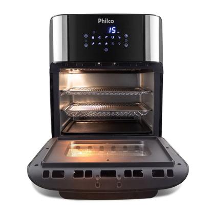 Imagem de Fritadeira Forno Elétrico Sem Óleo Air Fry Oven Philco PFR2200P Digital 12 L