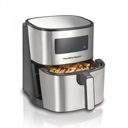 Imagem de Fritadeira hamilton beach air fryer elétrica 5l com 8 funções 127v 35075-bz127