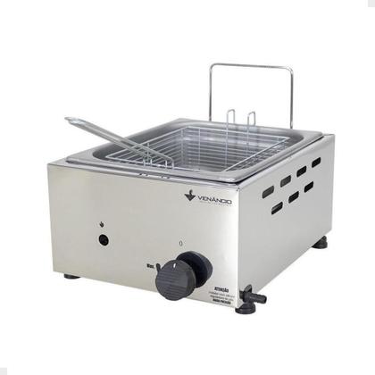 Imagem de Fritadeira Industrial À Gás Venâncio SFG112 5l Prata
