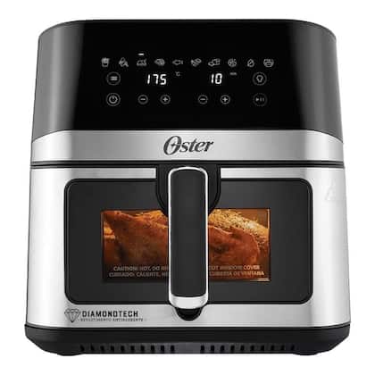 Fritadeira Inox DiamondTech Oster 7,5L com Visor Transparente