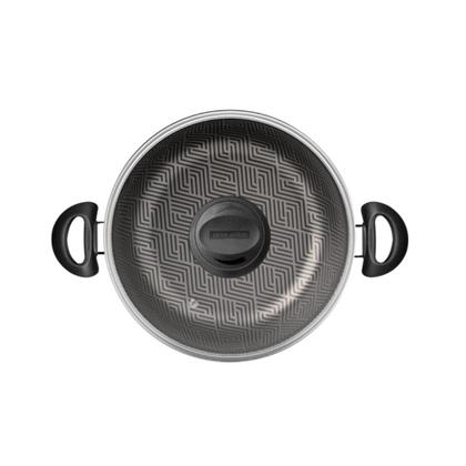 Imagem de Fritadeira Multiuso Tramontina Paris c/Tampa de Vidro 24cm 2,8L - Chumbo