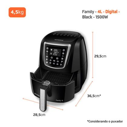 Imagem de Fritadeira Sem Óleo Air Fryer 4 Litros AFN40DI Mondial 127V 60Hz