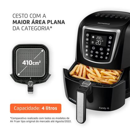 Imagem de Fritadeira Sem Óleo Air Fryer 4 Litros AFN40DI Mondial 127V 60Hz