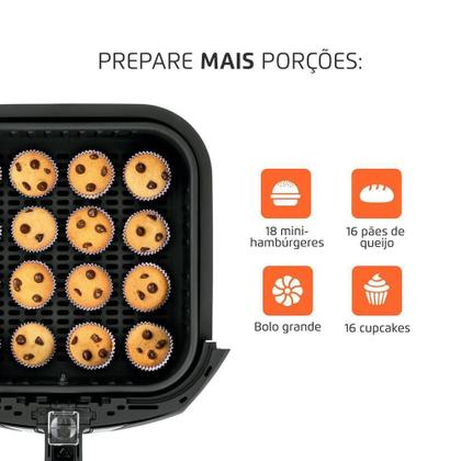 Imagem de Fritadeira Sem óleo Air Fryer 6 Litros Afn-60-bi 127v