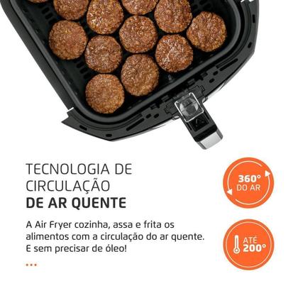 Imagem de Fritadeira Sem óleo Air Fryer 6 Litros Afn-60-bi 127v