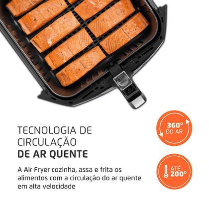 Imagem de Fritadeira Sem Óleo Air Fryer 8 Litros AFN-80-BI Mondial