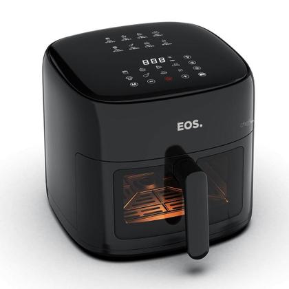 Imagem de Fritadeira Sem Óleo Air Fryer EOS Chef Gourmet 6.2 Litros Compacta Digital Preto EAF60P 110V