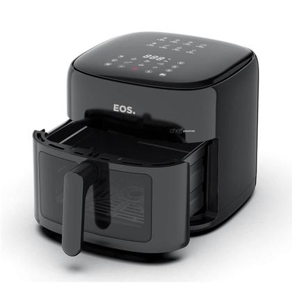 Imagem de Fritadeira Sem Óleo Air Fryer EOS Chef Gourmet 6.2 Litros Compacta Digital Preto EAF60P 110V
