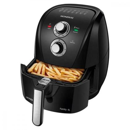 Imagem de Fritadeira Sem Óleo Air Fryer Mondial 4 Litros 1500w Preto 127V