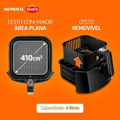 Imagem de Fritadeira Sem Óleo Air Fryer Mondial AFN-40-TBS 110V