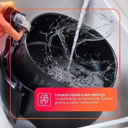 Imagem de Fritadeira Sem Óleo AirFryer HQ 4,8 litros Digital Preto HQ-AF4.8LDP