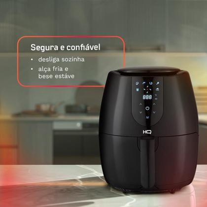 Imagem de Fritadeira Sem óleo Airfryer HQ Digital Preto 5L HQ-AF5LDP2 220V