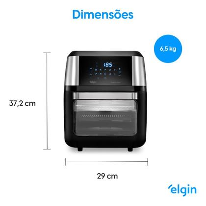 Imagem de Fritadeira Sem Óleo E Forno Elétrico Oven Fry 12l 4x1 Elgin