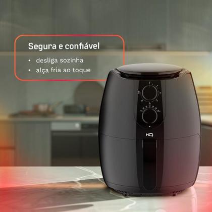 Imagem de Fritadeira Sem óleo HQ Airfryer 5L Preto HQ-AF5LMP 110V