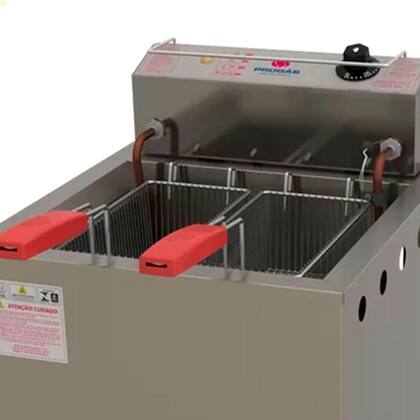 Imagem de Fritador de Mesa Progás PR100E Style Inox Água e Óleo 29 L Elétrico 220V P30392