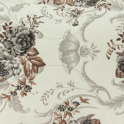 Imagem de Fronha 180 Fios 70cm x 50cm com Aba Estampada Algodão Avulsa Floral Jornal Geométrica