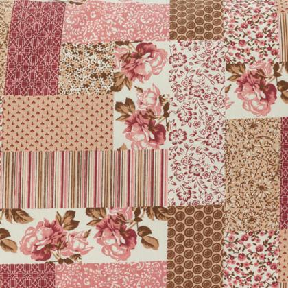 Imagem de Fronha 180 Fios 70cm x 50cm com Aba Estampada Algodão Avulsa Floral Jornal Geométrica