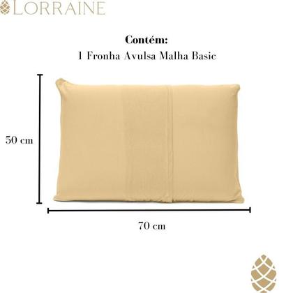 Imagem de Fronha Avulsa Malha Penteada 100% Algodão Buettner Basic