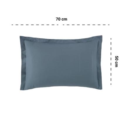Imagem de Fronha Avulsa Toque Acetinado 50X70 Altenburg AntiPilling Azul Dimensão