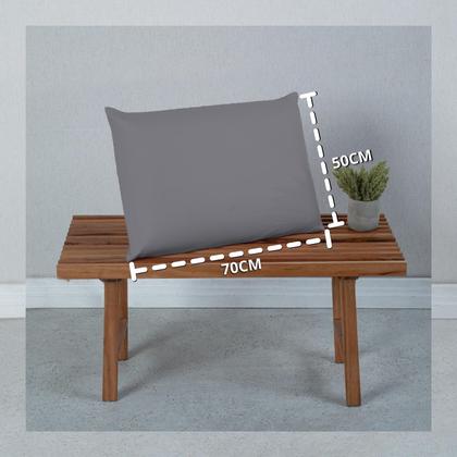 Imagem de Fronha Avulso 400 Fios Hotelaria Tecido Acetinado Extra Macio 01 Peça