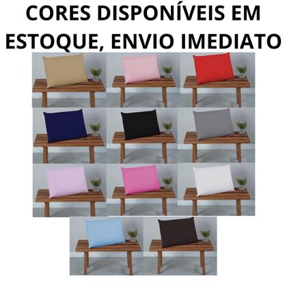 Imagem de Fronha Avulso 400 Fios Hotelaria Tecido Acetinado Extra Macio 01 Peça