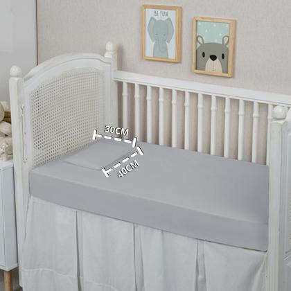 Imagem de Fronha Cama Berço Bebê 200 Fios Algodão Avulso 01 Peça Super Macio