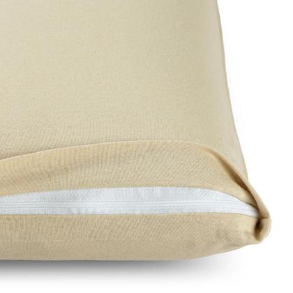 Imagem de Fronha Capa de Travesseiro Protetora Kit 2 unidades Com Zíper 100 Algodão Malha Importada