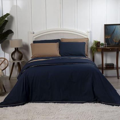 Imagem de Fronha Colorlife Percal 200 fios 100% algodão com vivo