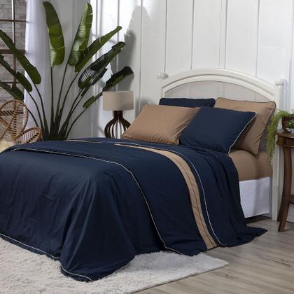 Imagem de Fronha Colorlife Percal 200 fios 100% algodão com vivo