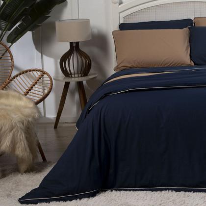 Imagem de Fronha Colorlife Percal 200 fios 100% algodão com vivo